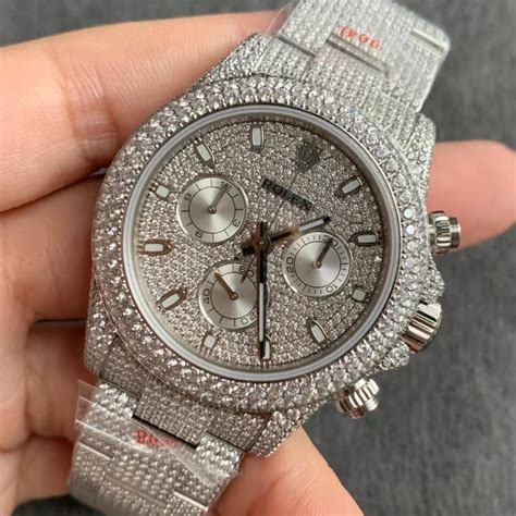 rolex replica diamond bezel automatic watches|rolex full diamond prix.